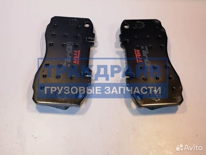 Накладки тормозные дисковые Ивеко еврокарго 175x86x22 мм