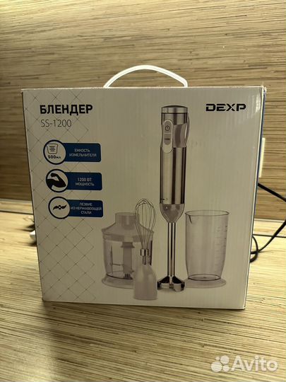 Блендер погружной новый Dexp