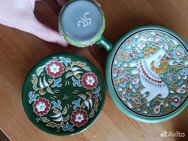 Чашка с блюдцем Керамика Рустем Скибин