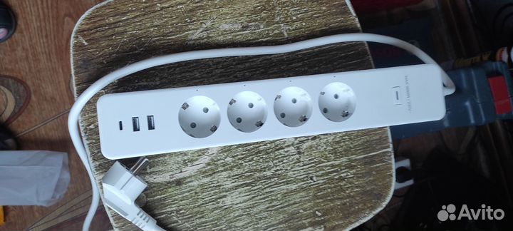 Умный удлинитель EKF с usb Wi-Fi и Алисой