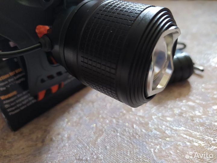 Налобный фонарь, сплав алюминий