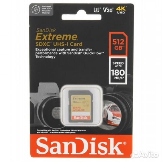 Карта памяти SecureDigital 512Gb SanDisk #394415