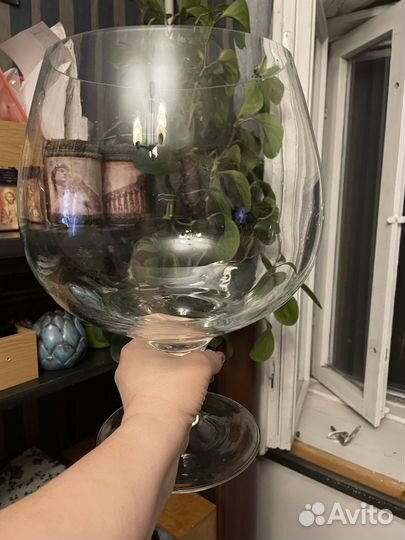 Бокал-аквариум