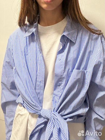 Рубашка zara худи colins