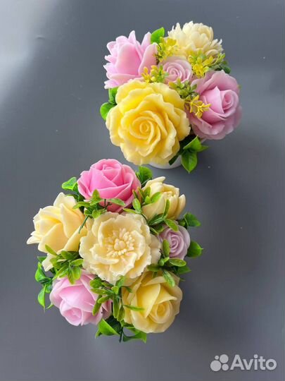 Букеты из мыла ручной работы к 1 сентября