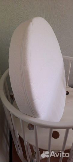 Матрас в круглую кроватку