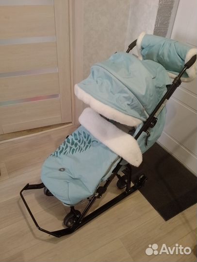 Детские санки коляска ника 7 8