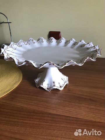 Блюдо для фруктов или торта, новое