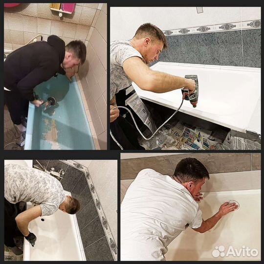 Реставрация ванн душевых кабин, поддонов