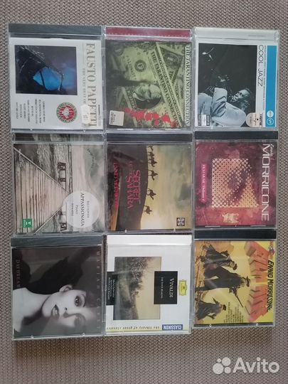 Музыкальные cd диски рок, поп