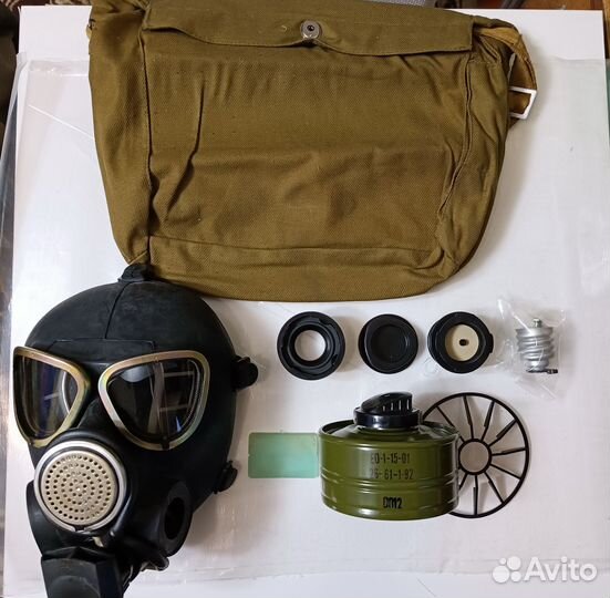 Противогаз пмк-2. Жесткая сумка