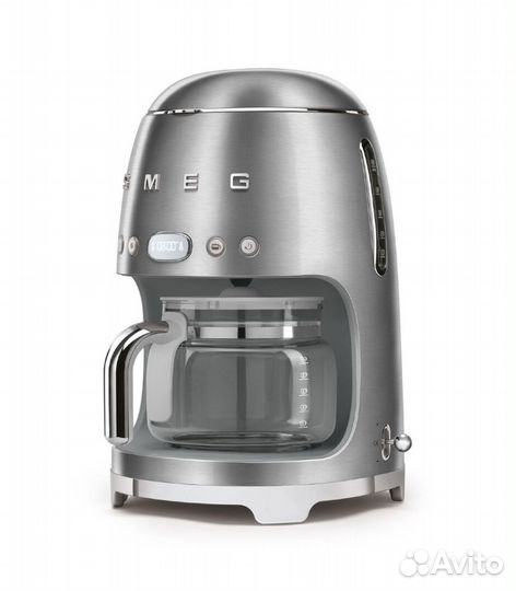 Кофеварка капельная Smeg DCF02sseu серебристый