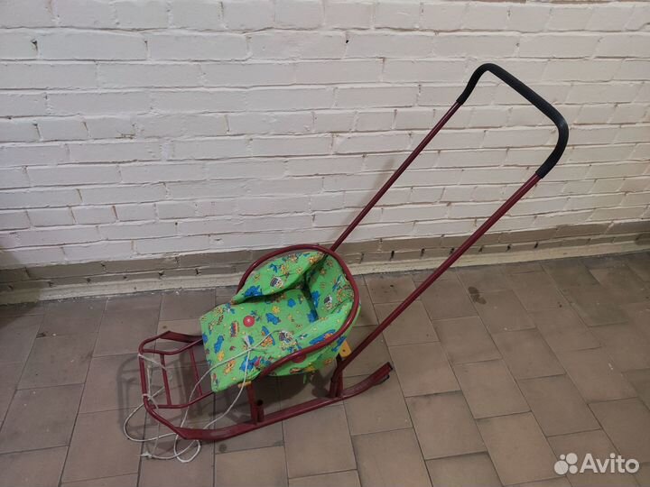 Детские санки-коляска