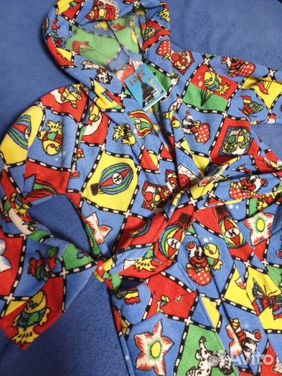 Детский махровый халат 128