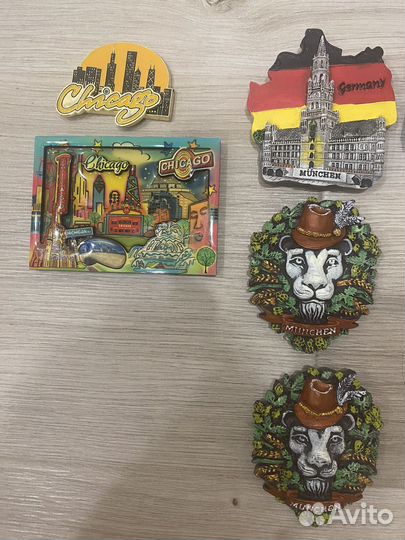 Магниты на холодильник из разных стран