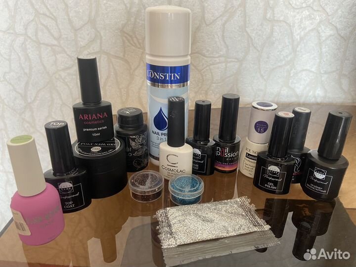 Набор для маникюра и наращивания ногтей