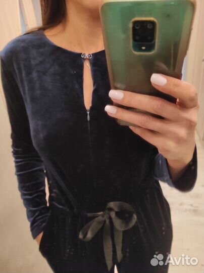 Fashion. Love. Story бархатный комбинезон