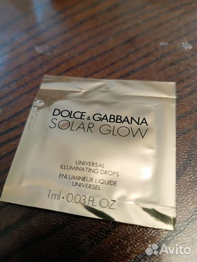 Dolce Gabbana solar glow жидкий хайлайтер 1мл саше