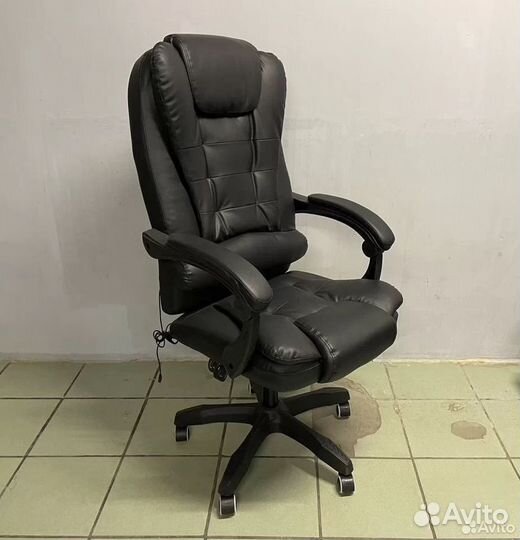 Компьютерное игровое кресло геймерское с массажем