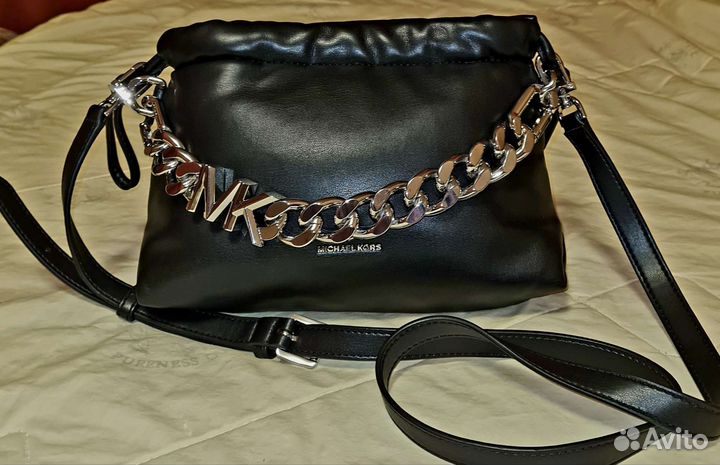 Сумка клатч натуральная кожа черная