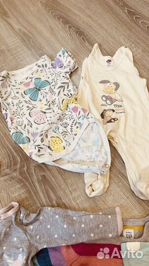 Пакет вещей на девочку 0-9 месяцев