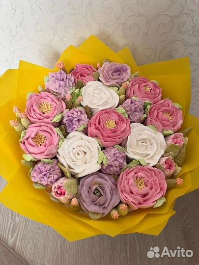 Сладкие букеты из зефира