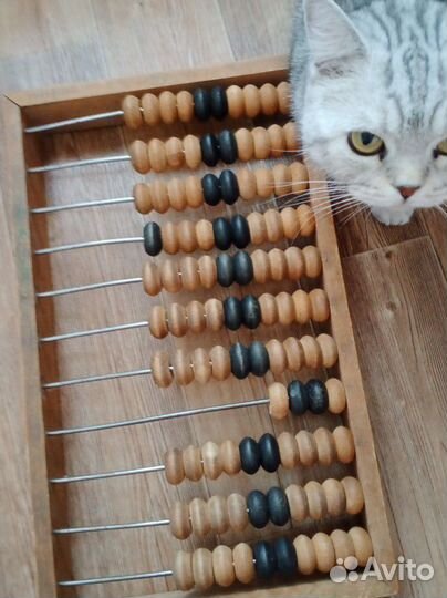 Счеты деревянные бухгалтерские