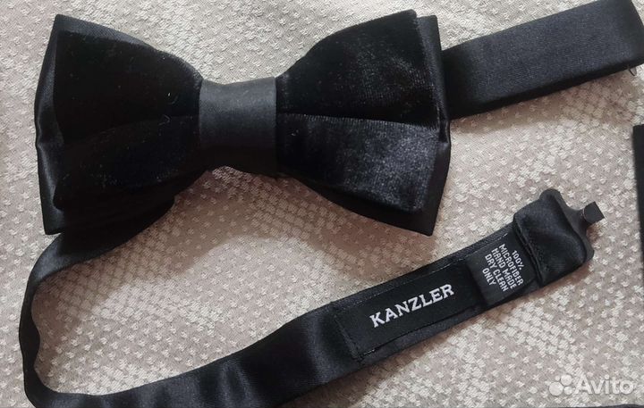 Галстук бабочка, запонки, кушак