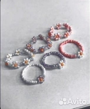 Колечки из бисера