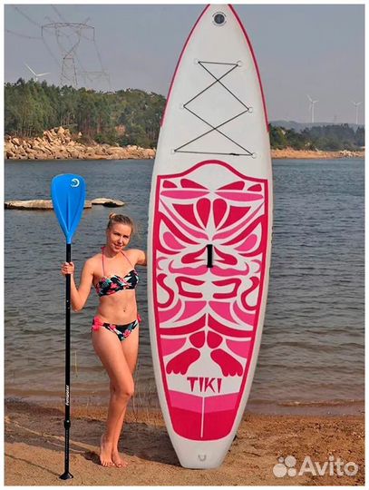 Сап-доска Sup борд Funwater New Tiki Pink 11
