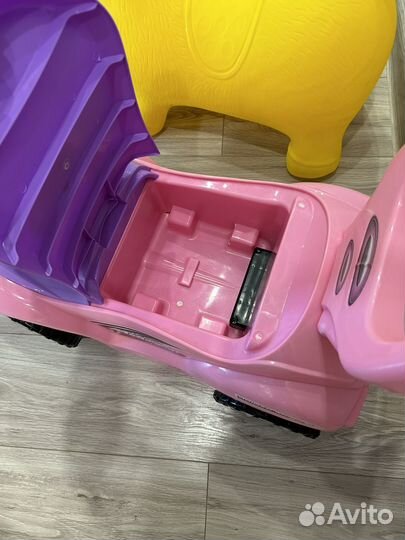 Машинка каталка и ослик прыгалка бронь