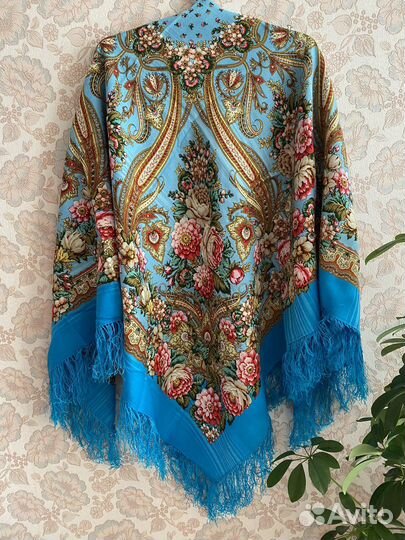 Павловопосадский платок «именинница»