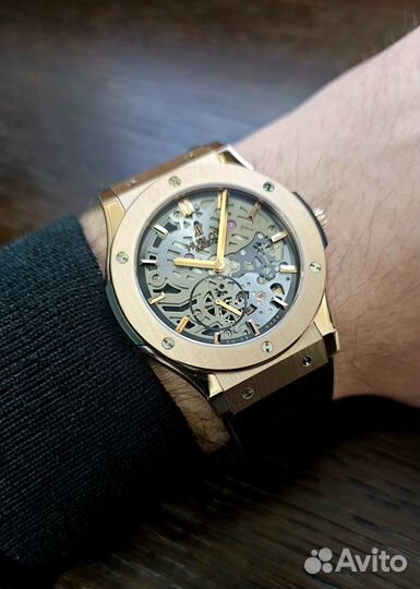 Hublot Ultra-Thin Skeleton King Gold