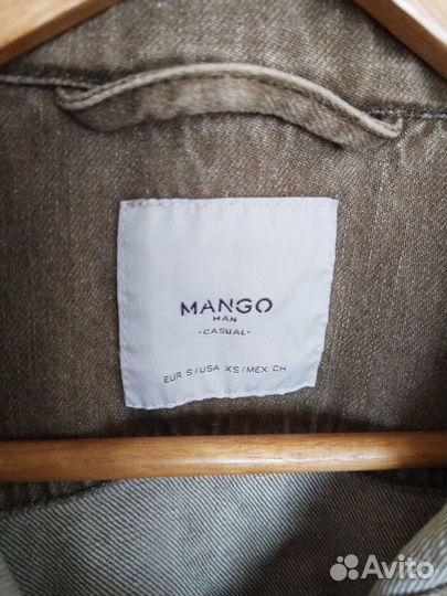 Джинсовая куртка мужская,Mango