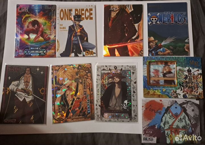 Карточки One piece SR, SSR, SP, UR