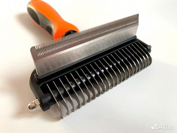 Расческа для кошек и собак дешеддер колтунорез