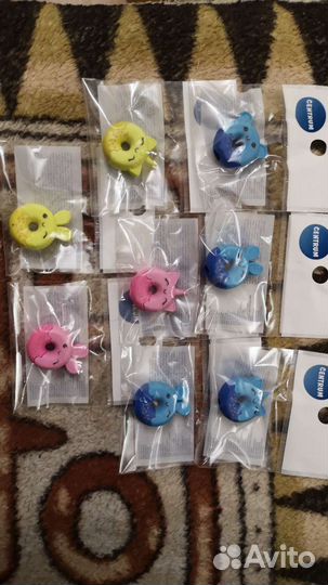 Ручки - ластики