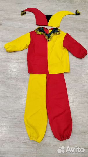 Костюм Петрушки на рост 116-128