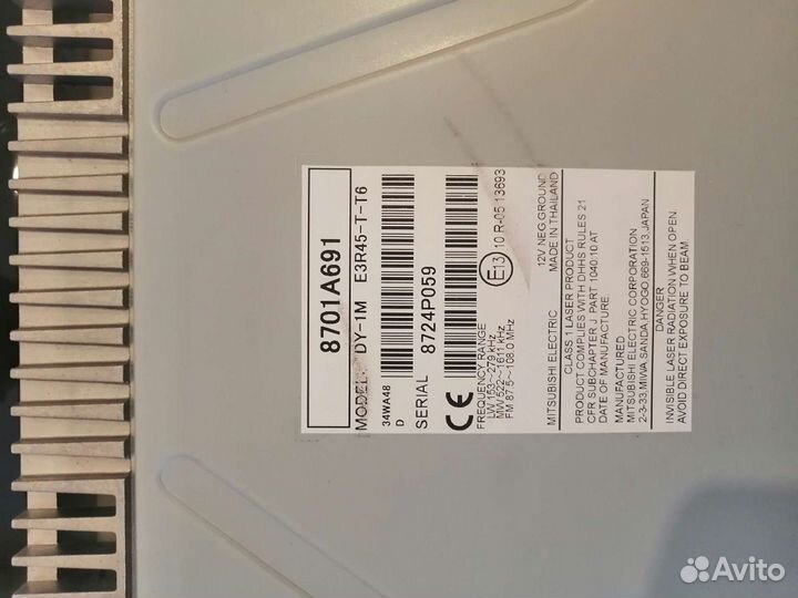 Продам автомагнитола DY-1M для Паджеро Спорт 3