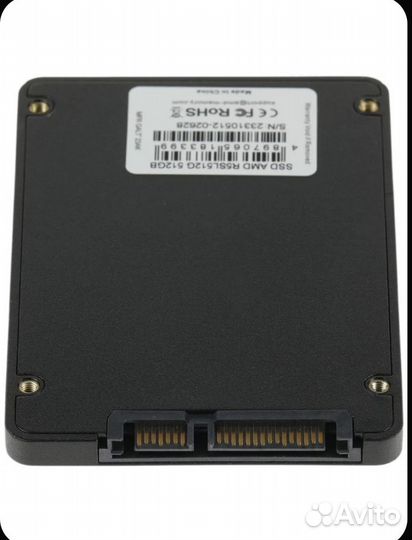 SSD 512Gb AMD radeon R5 SATA