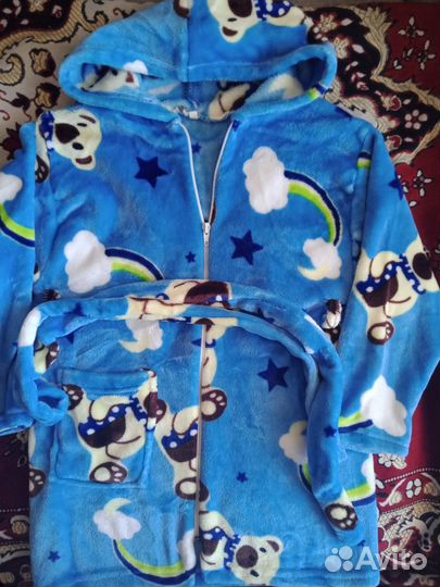 Детский махровый халат