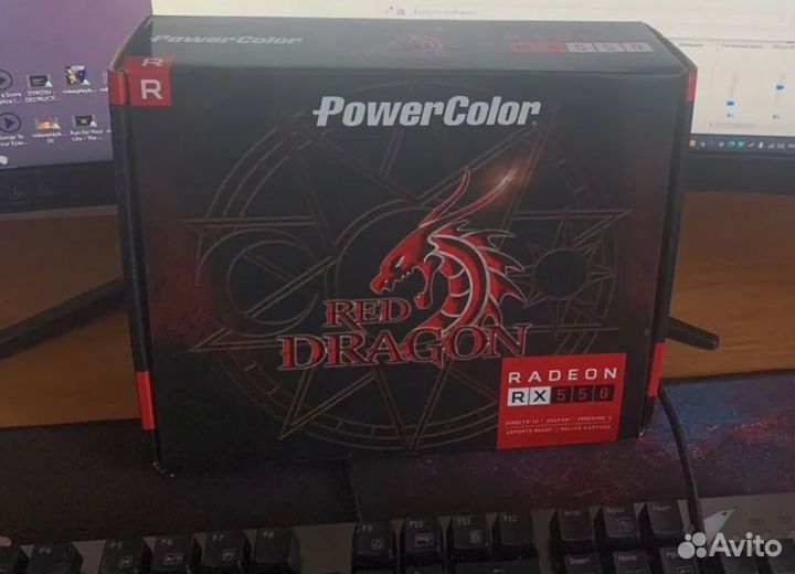 PowerColor AMD Radeon RX 550 Red Dragon 4GB