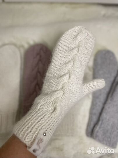 Варежки пух норки