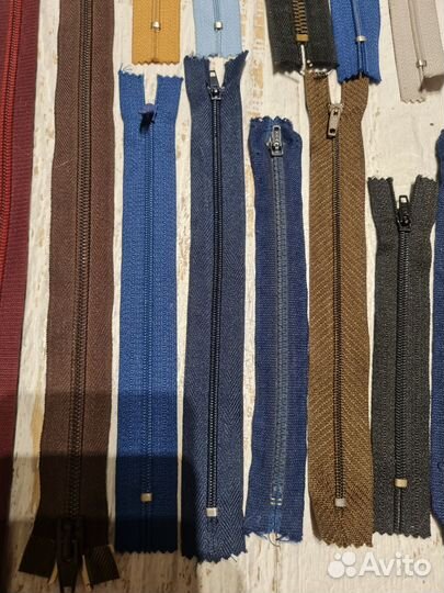 Молнии 30 штук разной длинны