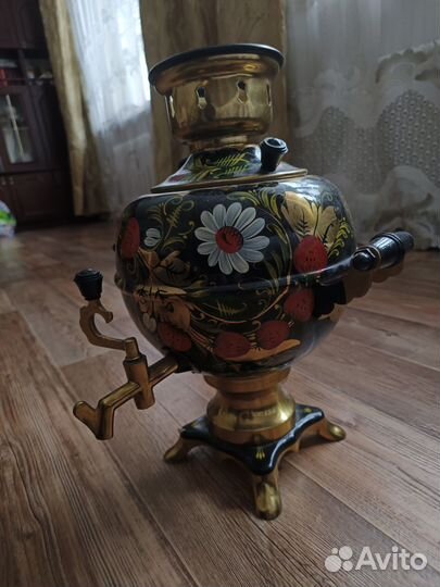 Самовар электрический расписной СССР