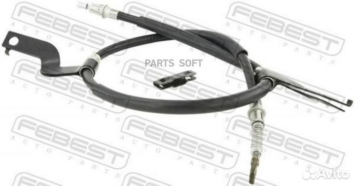 Febest 10100-caprh трос ручного тормоза правый\ Chevrolet Captiva 2.4 07