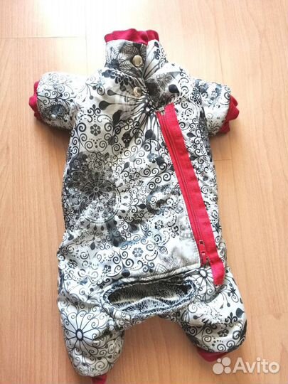 Комбинизон зимний для мелких пород собак размер S