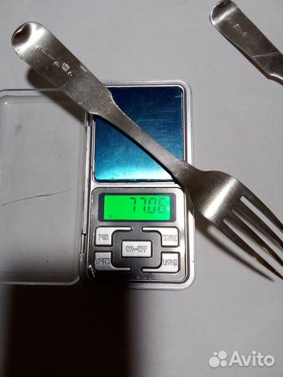 Вилка серебро 84 пробы 1883года
