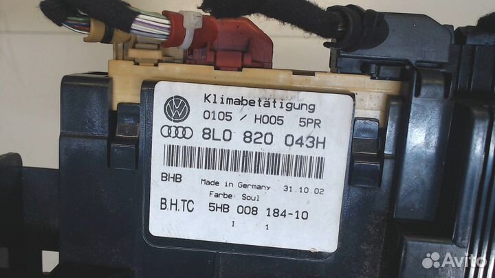 Переключатель отопителя Audi A3 (8L1), 2002