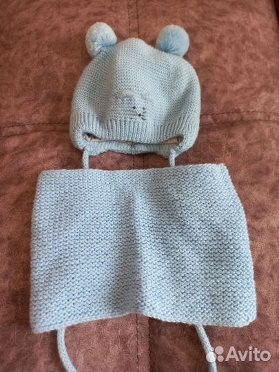 Комплект шапка и шарф